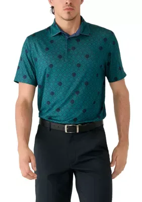 Golf Tee Print Polo Shirt by IZOD