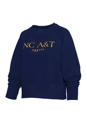 NCAA NC A&T Aggies Champagna Nora Fleece Pullover by Pressbox