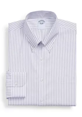 Regular Fit Non-Iron Button-Down Collar Dress Shirt by Brooks Brothers