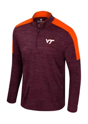 NCAA Virginia Tech Hokies Consistency Quarter Zip Windshirt by Colosseum
