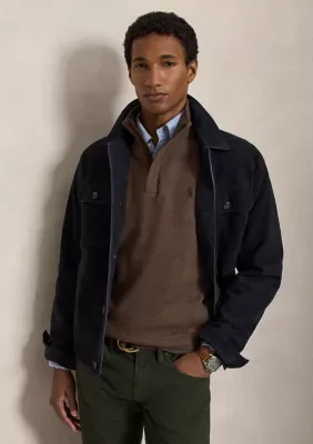 Luxury Jersey Quarter-Zip Pullover by Polo Ralph Lauren
