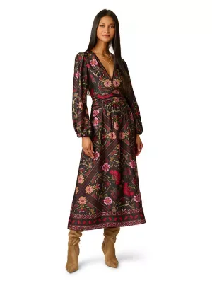Adrianna by Adrianna Papell Printed Midi Dress by Adrianna Papell