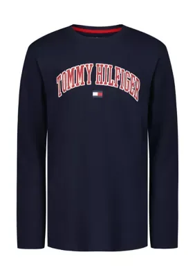 Logo Long Sleeve Shirt by Tommy Hilfiger