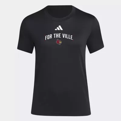NCAA Louisville Cardinals Locker Slogan Pre-Game T-Shirt by adidas