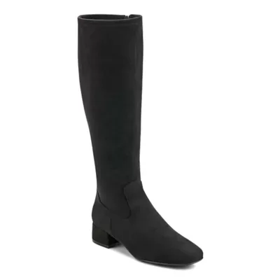 Danilyn High Shaft Block Heel Dress Boots