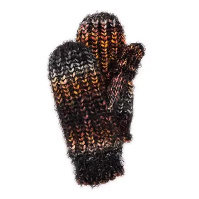 Chunky Space Dye Eyelash Knit Mittens by MUK LUKS