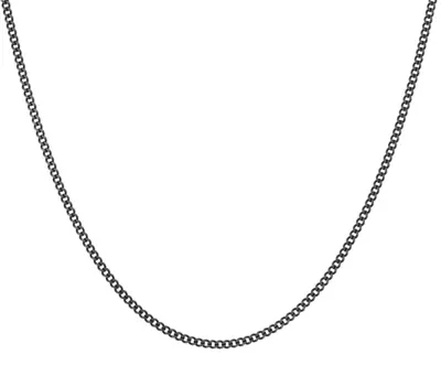 2mm Stainless Steel Curb Chain Necklace by Lynx