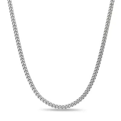 Stainless Steel Curb Chain Necklace by Lynx