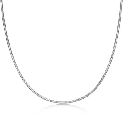 2mm Stainless Steel Snake Chain Necklace 22 In by Lynx
