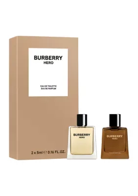Hero Eau De Toilette & Eau De Parfum Mini Duo Cologne Gift Set by Burberry
