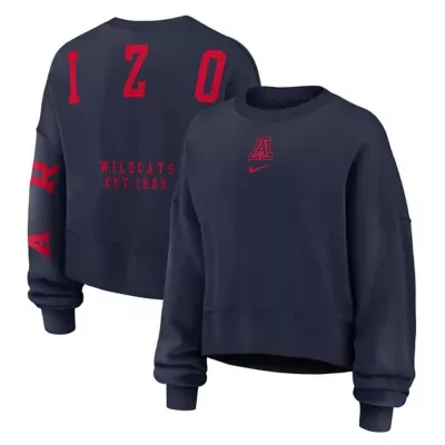 NCAA Arizona Wildcats Oversized Phoenix Pullover Sweatshirt by Nike