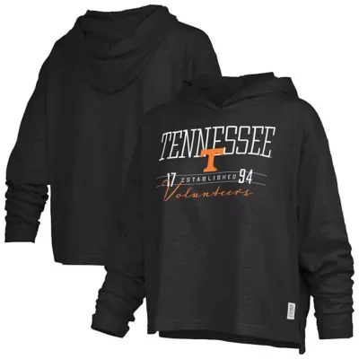 NCAA Tennessee Volunteers Castillo Slub Waist Length Long Sleeve Hooded T-Shirt by Pressbox