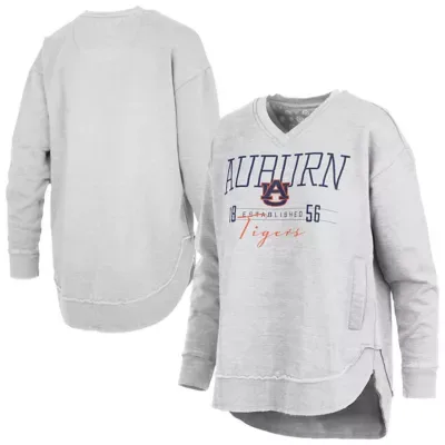 NCAA Auburn Tigers Marcus East Hall Poncho V-Neck Sweatshirt by Pressbox