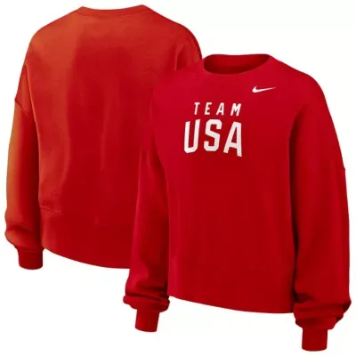 Olympics Team USA Oversized Phoenix Fleece Sweatshirt by Nike