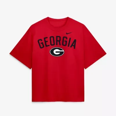 NCAA Georgia Bulldogs Arch Logo Boxy T-Shirt by Nike