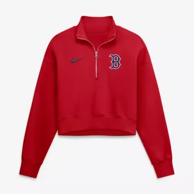 Boston Red Sox Primetime Phoenix Fleece Half-Zip Sweatshirt by Nike