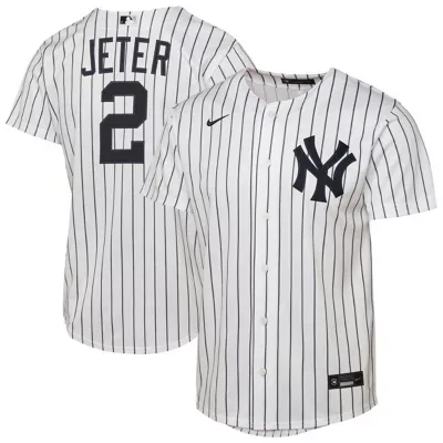 MLB Derek Jeter New York Yankees Home Replica Jersey by Nike