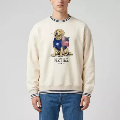 NCAA Florida Gators Americana Good Boy Ribbed Premium Sweatshirt by Uscape Apparel