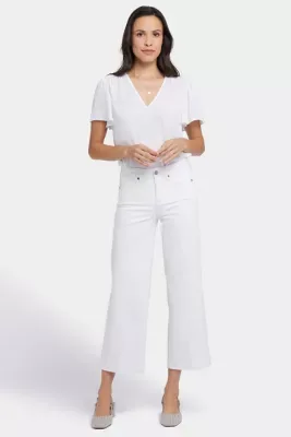 Teresa Wide Leg Ankle Jeans with Lift Tuck Technology by NYDJ