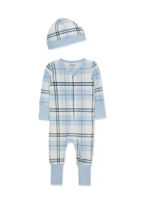 Plaid Convertible Coverall by Little Me