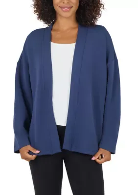 Sandwash Softlite Long Sleeve Cardigan with Pockets by Yogalicious
