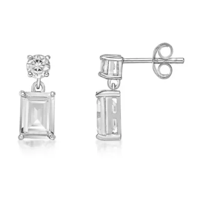 Drop Earrings in Sterling Silver by Gemminded