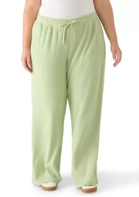 OLIVE + OAK Hacci Wide Leg Pants