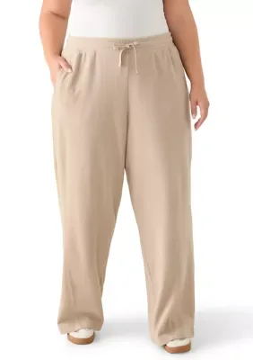 OLIVE + OAK Hacci Wide Leg Pants