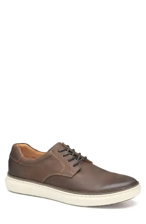 McGuffey 2 Plain Toe Derby in Brown Oiled Full Grain by Johnston & Murphy