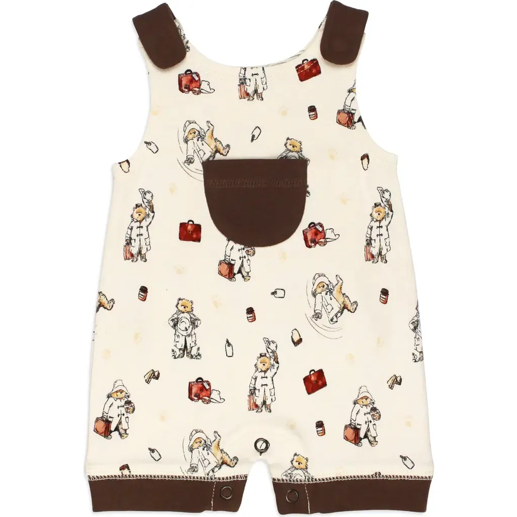 L'Ovedbaby x Paddington Bear™ Sleeveless Organic Cotton Pocket Romper by L'Ovedbaby