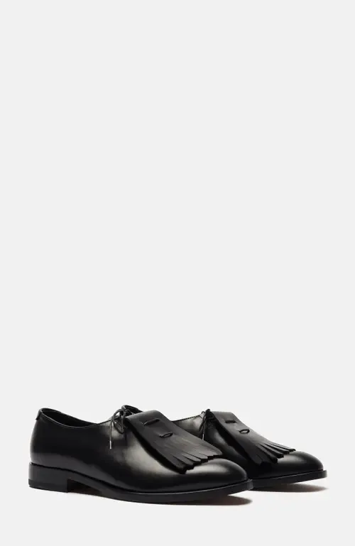Ester Monk Strap Shoes in Black - Calf by SCAROSSO