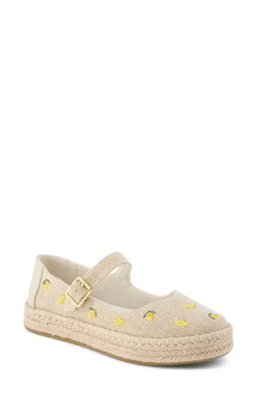 Carolina Espadrille Platform Mary Jane by TOMS
