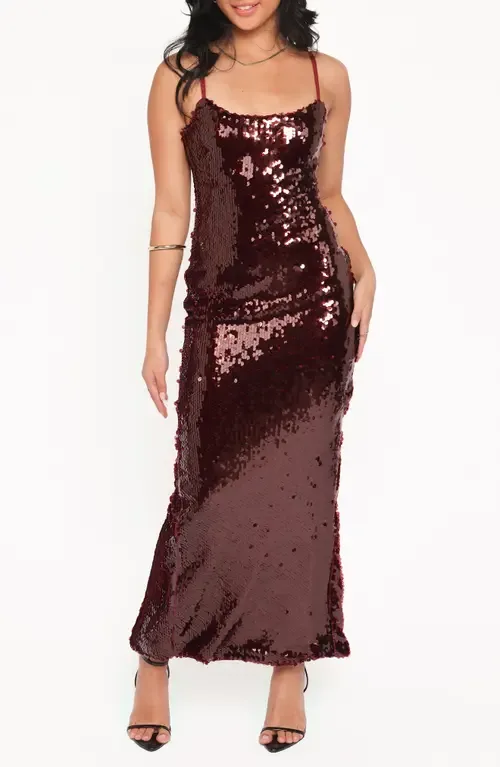 Orlena Sequin Maxi Dress by Petal & Pup