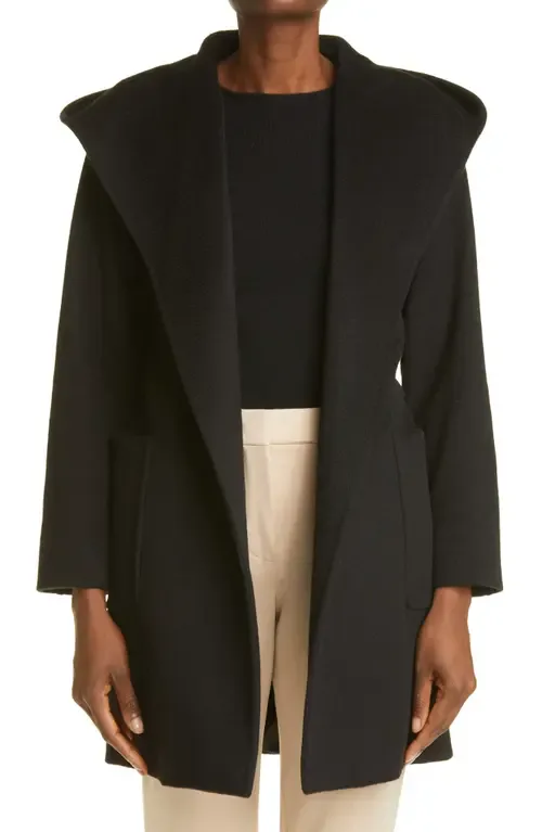 Rialto Hooded Camel Hair Coat by Max Mara