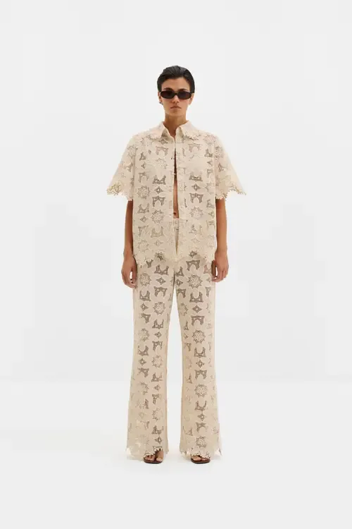 Natalina Guipure Lace Pants by Malina