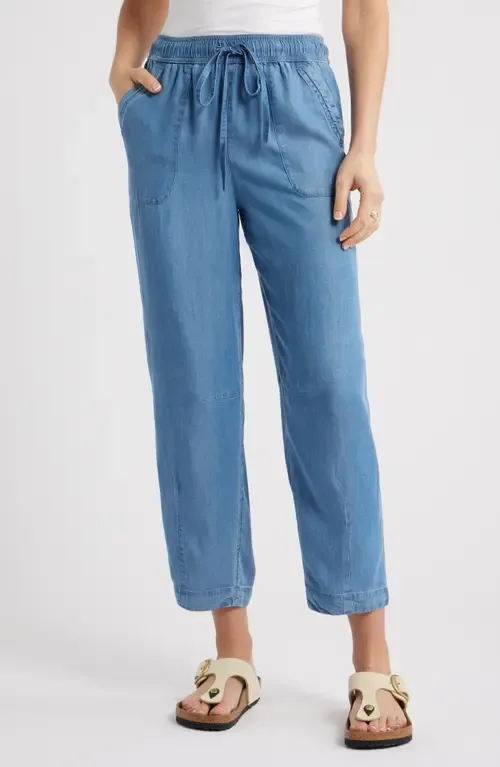 Ankle Drawstring Utility Pants by caslon(r)