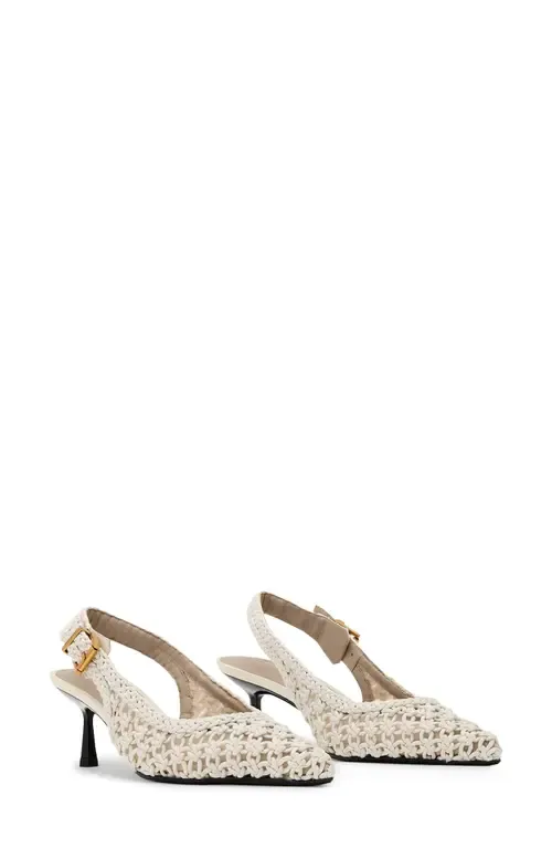 Violet Slingback Kitten Heel Pump