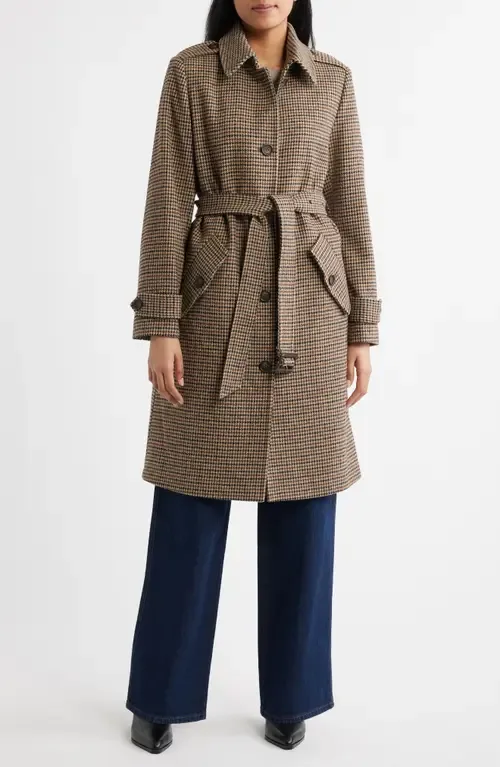 Long Belted Coat by Bernardo
