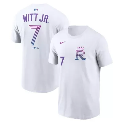 MLB Nike Bobby Witt Jr. Kansas City Royals 2026 City Connect Name & Number T-Shirt by Nike