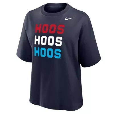 NCAA Nike Virginia Cavaliers Red, and Hoos Boxy T-Shirt by Nike
