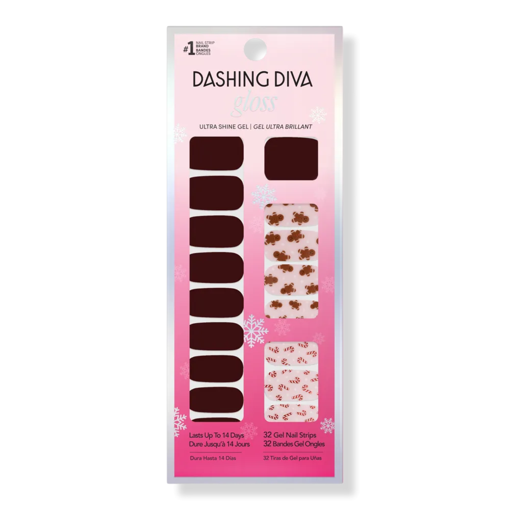 GLOSS, Gel Nail Strips, Sugar & Spice by Dashing Diva