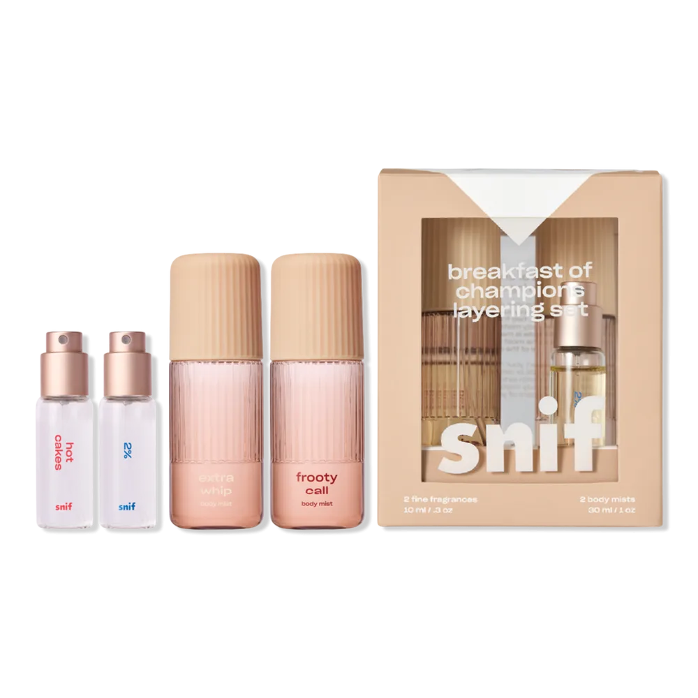 Breakfast of Champions Gift Set Layering Bundle by Snif
