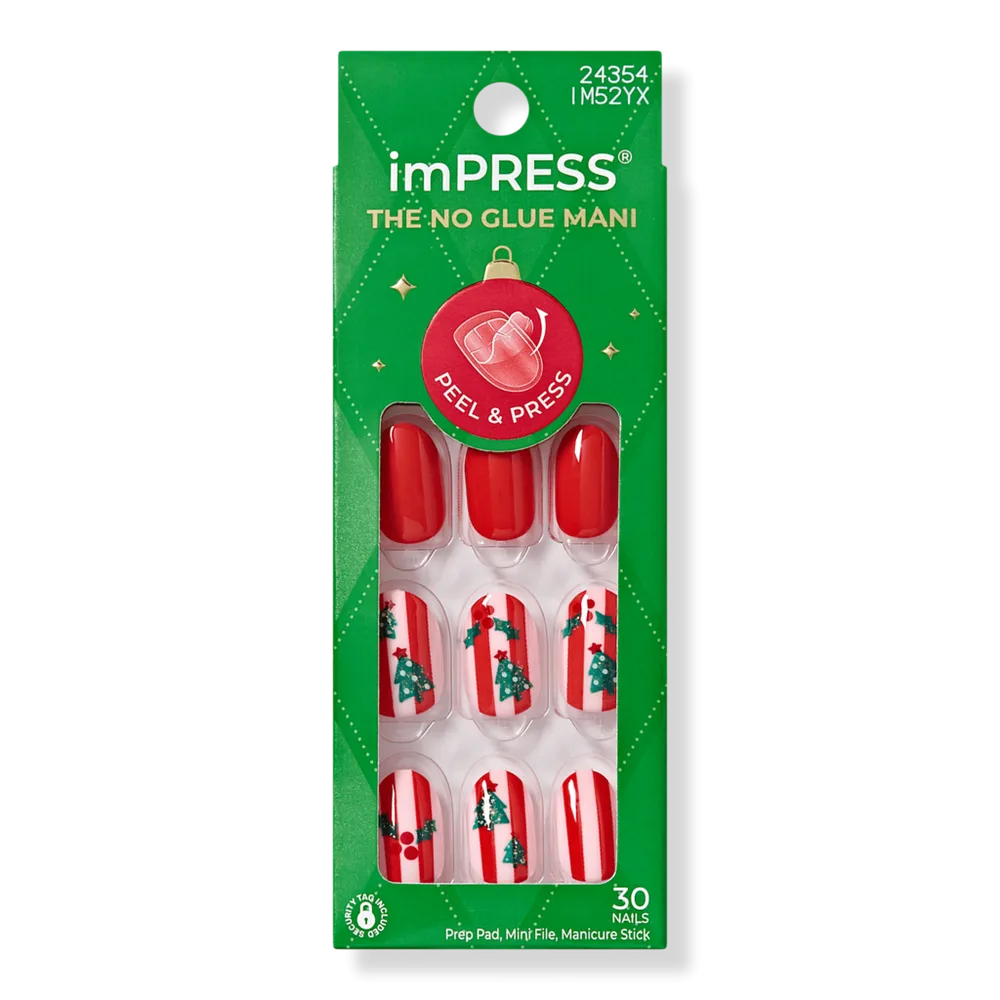 Impress Design Short Oval Press on Nails, Spark by Kiss