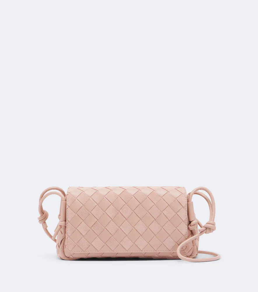 Notturno Intrecciato Leather Crossbody Bag by Bottega Veneta