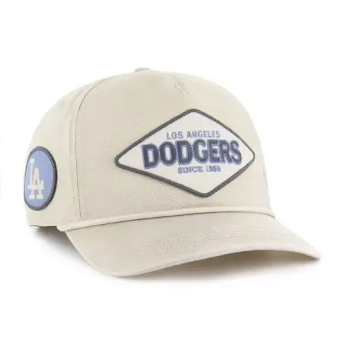 '47 Khaki Los Angeles Dodgers Cairn Hitch Adjustable Hat by '47