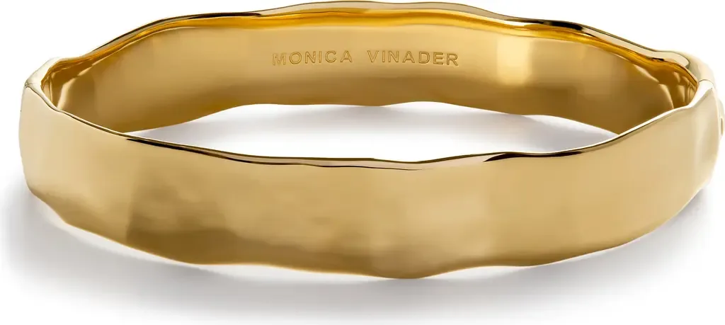 MV Siren™ Muse Bold Bangle in 18K Gold Vermeil by Monica Vinader