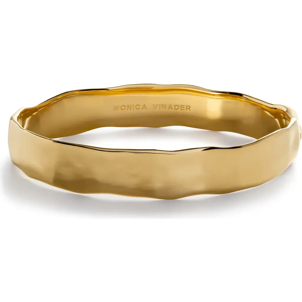 MV Siren™ Muse Bold Bangle in 18K Gold Vermeil by Monica Vinader