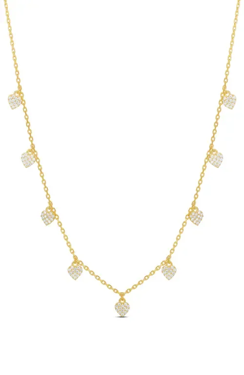 Pavé Heart Drop Layering Necklace by SHYMI