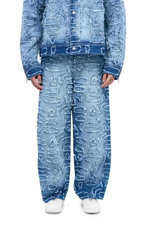 Alida Burnout Jeans by AlphaStyle