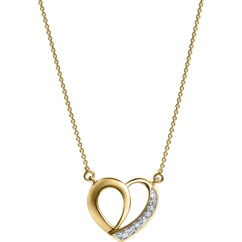 Mirella Love Diamond Necklace in 14K Gold